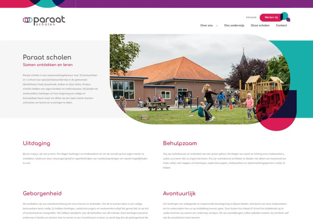Website Paraat Scholen