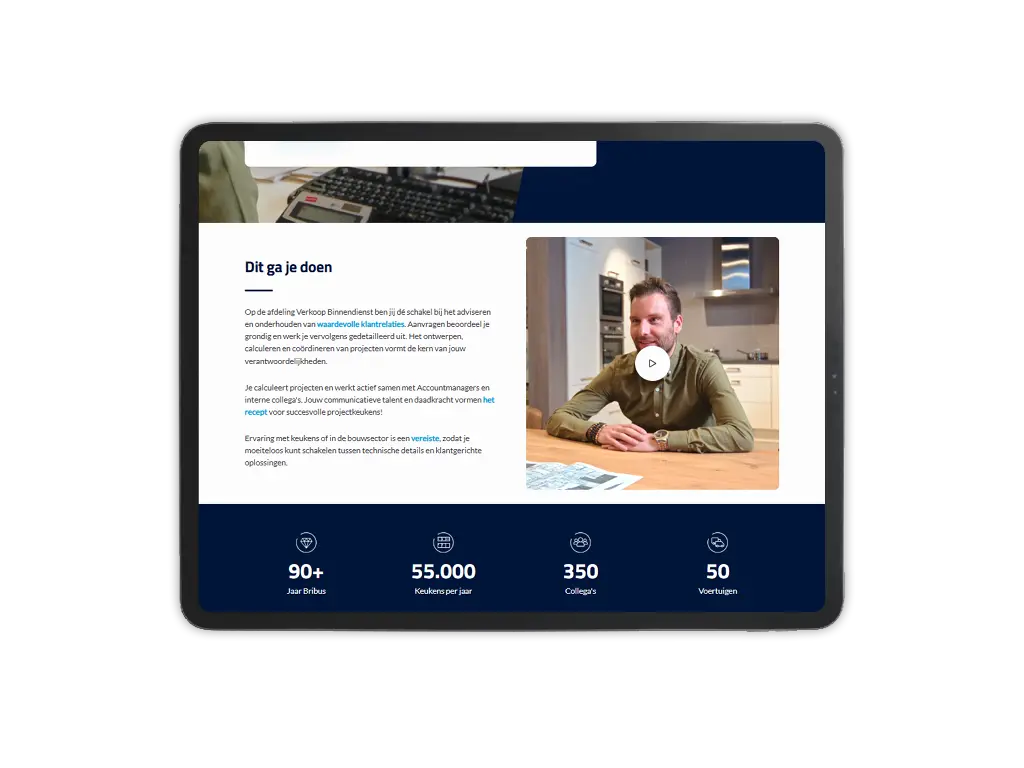 Werken bij website Bribus Werken bij website Bribus