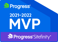 Progress Sitefinity MVP Badge 2021-2022