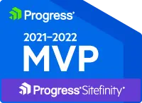 Progress Sitefinity MVP Badge 2021-2022