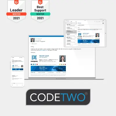 CodeTwo e-mailhandtekening software