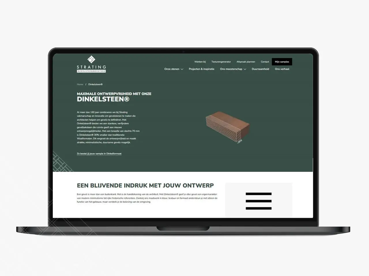 Zo zetten we data om in impactvolle content Landingspagina Dinkelsteen