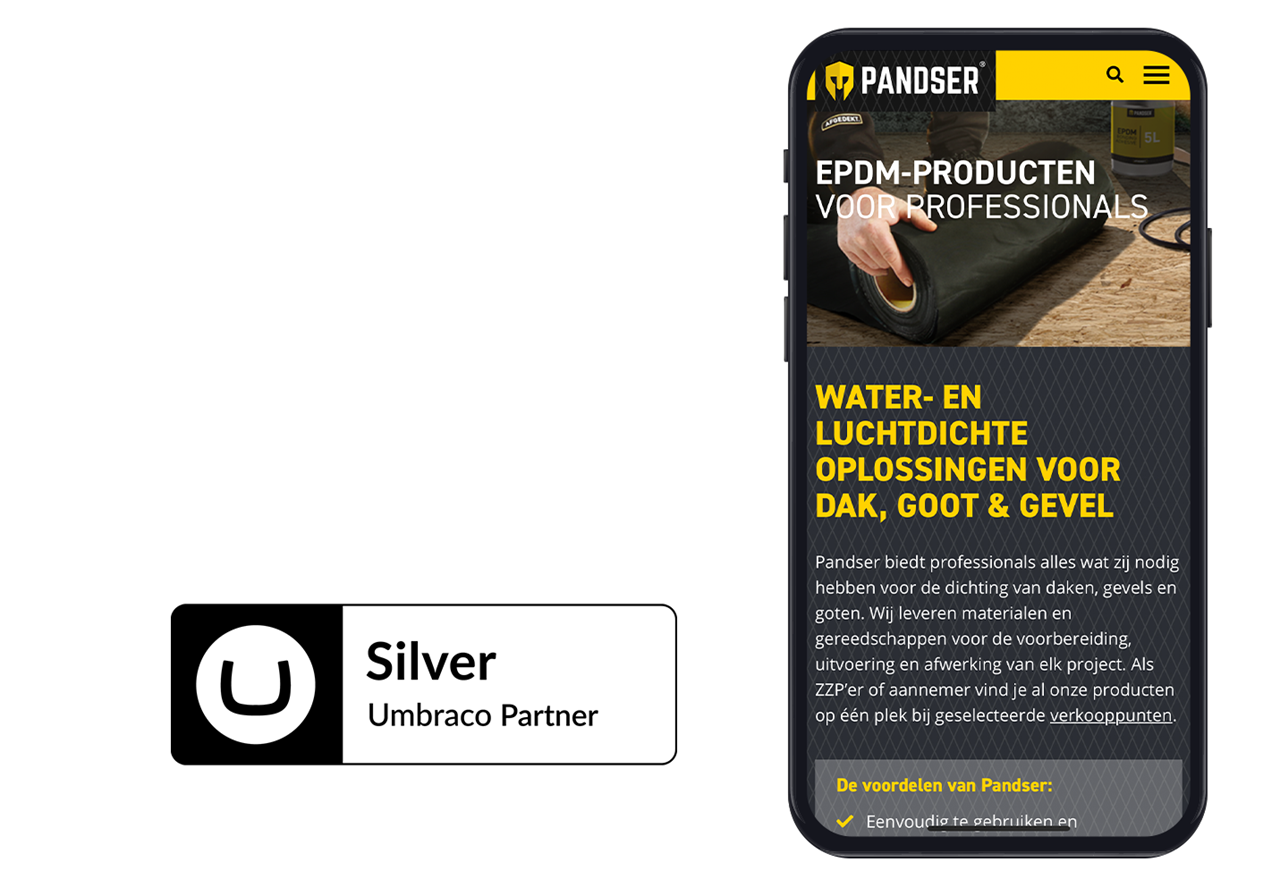 Silver partner smartphone mockup